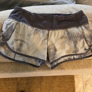 Grey Lululemon short shorts